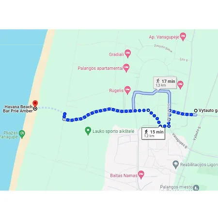 Apartament Tarp Pusu - Jaukus Apartamentai Palangoje, Vanagupeje